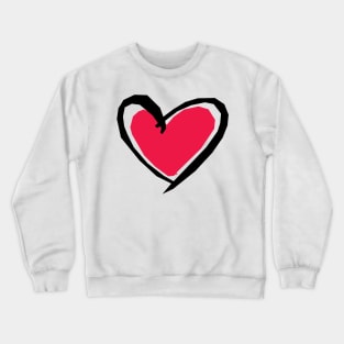 Jagged Heart Crewneck Sweatshirt